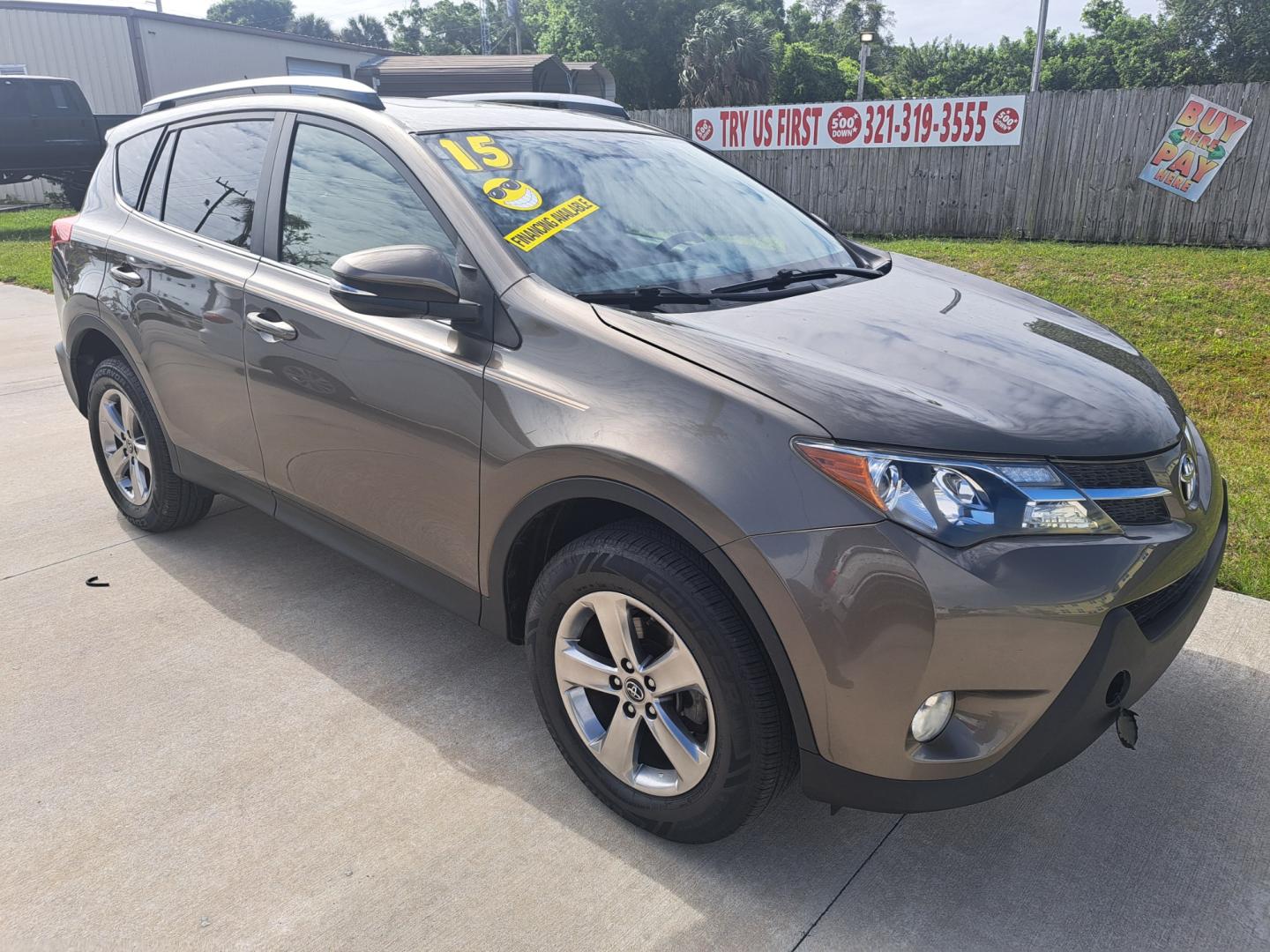 2015 BROWN Toyota RAV4 (JTMWFREV8FD) , AUTOMATIC transmission, located at 1181 Aurora Rd, Melbourne, FL, 32935, (321) 241-1100, 28.132914, -80.639175 - Photo#1